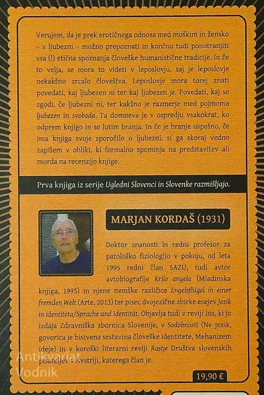 EROS IN PSIHE, Marjan Kordaš