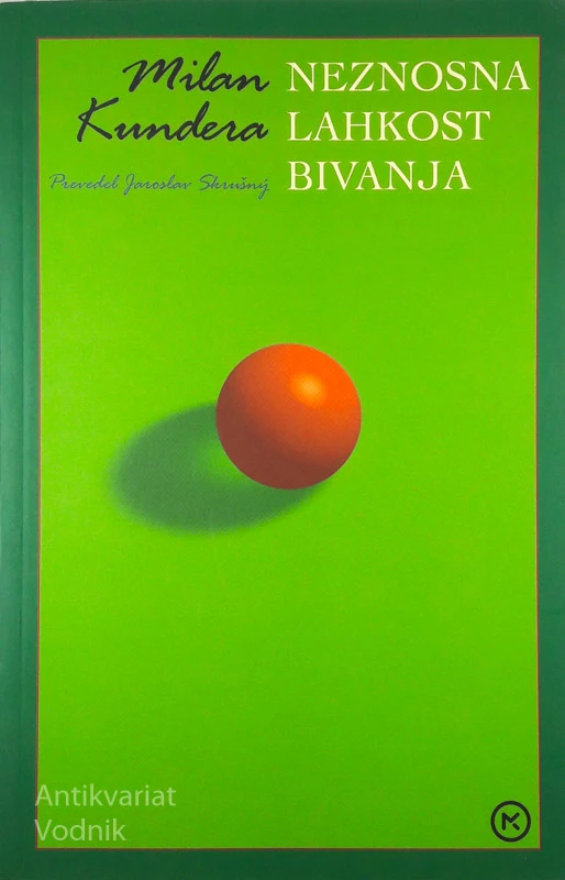 NEZNOSNA LAHKOST BIVANJA, Milan Kundera, prevedel Jaroslav Skrušnij