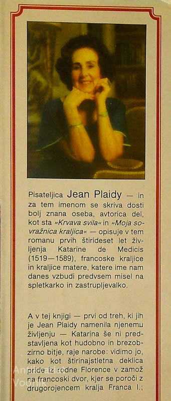 GOSPA KAČA, ITALIJANKA, KRALJICA JEZEBELA (TRILOGIJA), Jean Plaidy