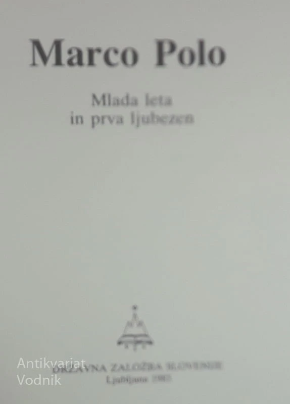 MARCO POLO, ZBIRKA OSMIH KNJIG