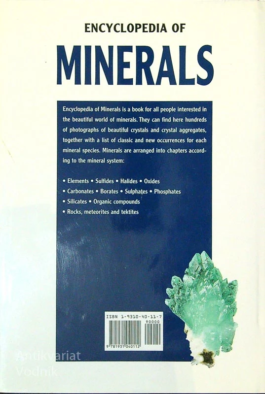 ENCYCLOPEDIA OF MINERALS, Petr Korbel in Milan Novak