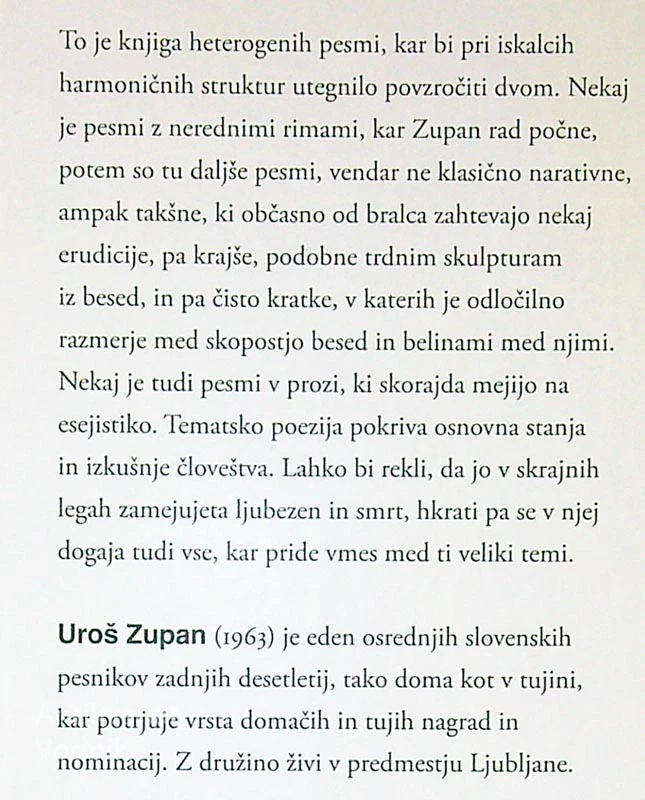 SKRIVNOSTNA PODLOGA, Uroš Zupan