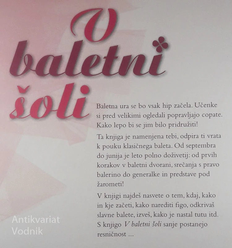 V BALETNI ŠOLI, Martine Baumgartner in Frederic Chechu