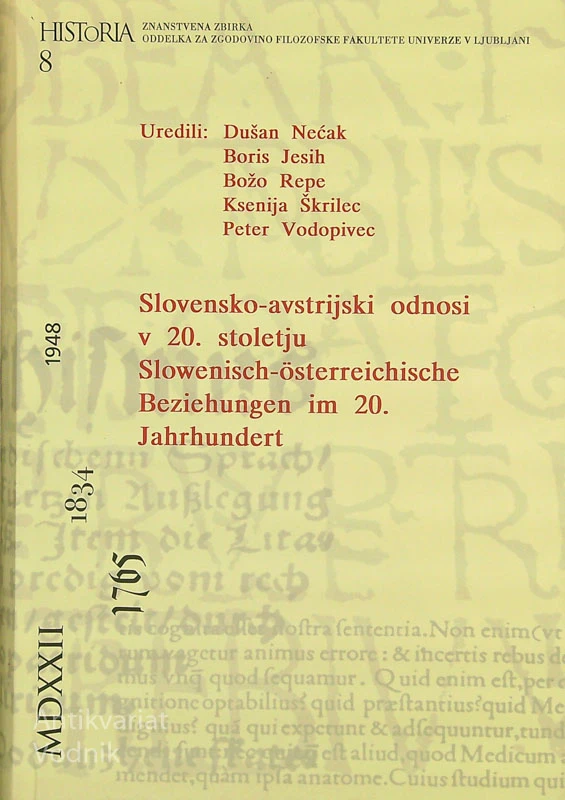 SLOVENSKO-AVSTRIJSKI ODNOSI V 20. STOLETJU
