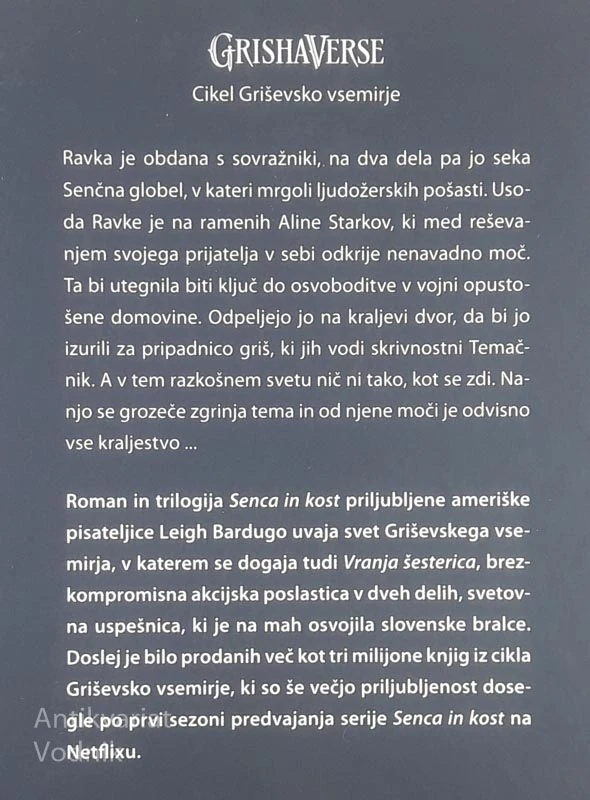 SENCA IN KOST, Leigh Bardugo
