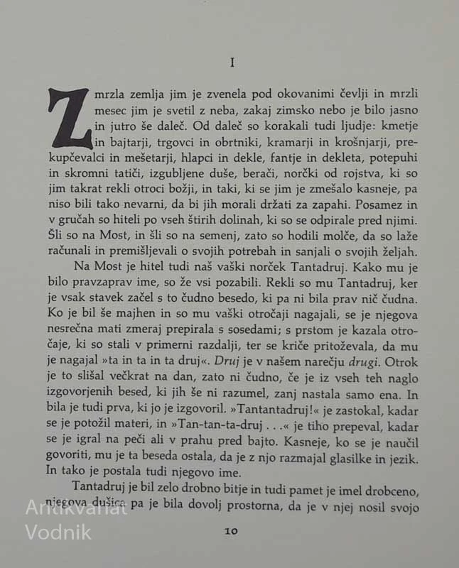TANTADRUJ Ciril Kosmač Ilustr. Milan Bizovičar