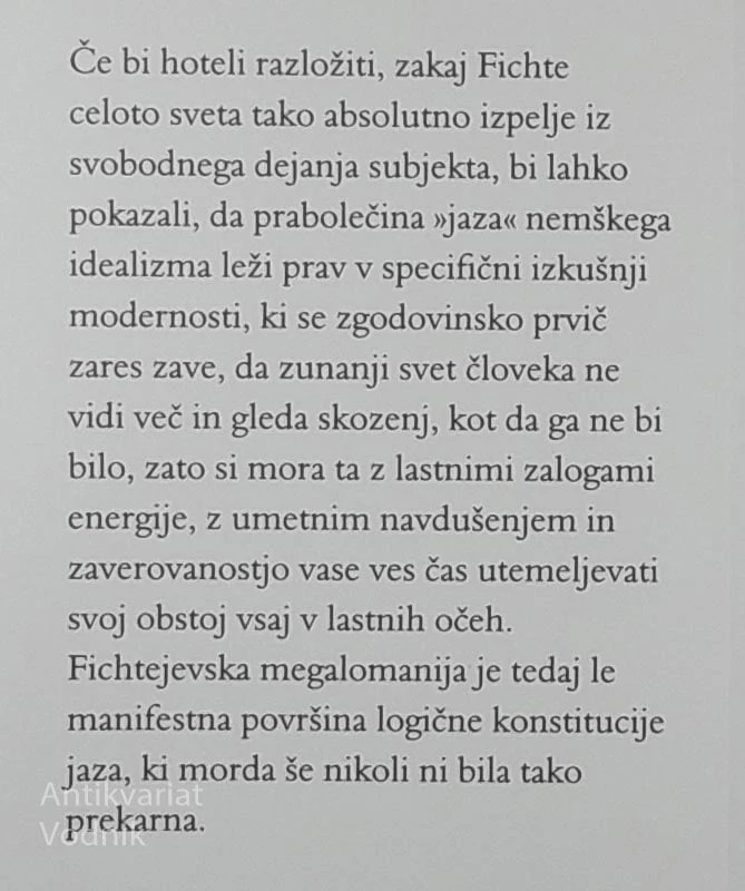 OSNOVA CELOTNEGA VEDOSLOVJA, Johann Gottilieb Fichte