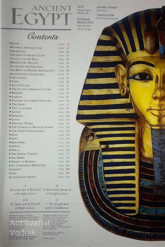 ANCIENT EGYPT; ART AND ARCHAEOLOGY