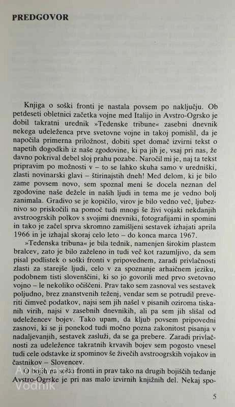 SOŠKA FRONTA, Janez Mesesnel