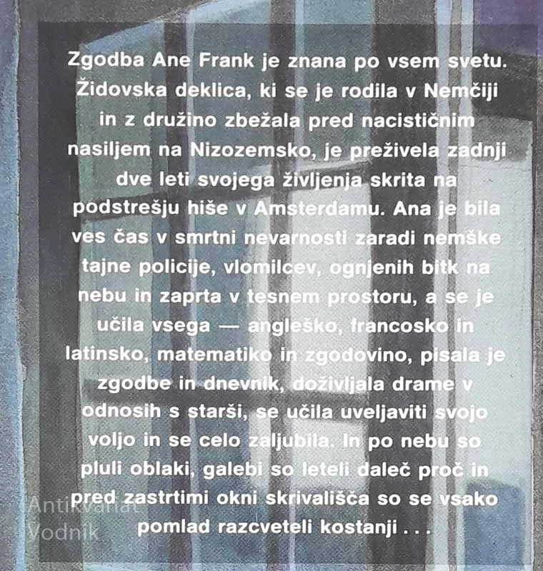 DNEVNIK ANE FRANK, Anne Frank