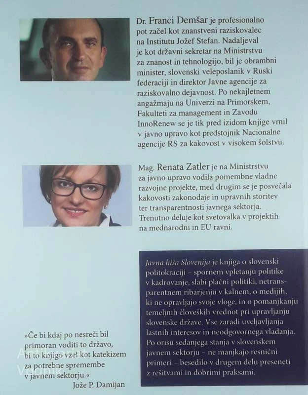 JAVNA HIŠA SLOVENIJA, Franci Demšar
