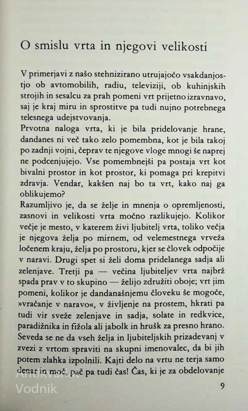 VRTNI KOLEDAR, svetovalec za vse leto, dr. Aloys Bernatzsky