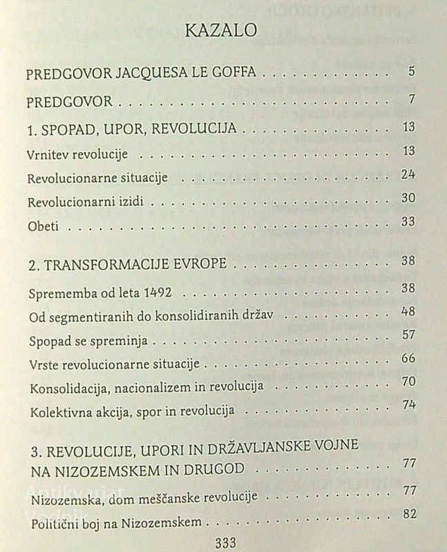 EVROPSKE  REVOLUCIJE 1492-1992, Charles Tilly