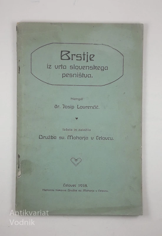 BRSTJE IZ VRTA SLOVENSKEGA PESNIŠTVA, Dr. Josip Lovrenčič