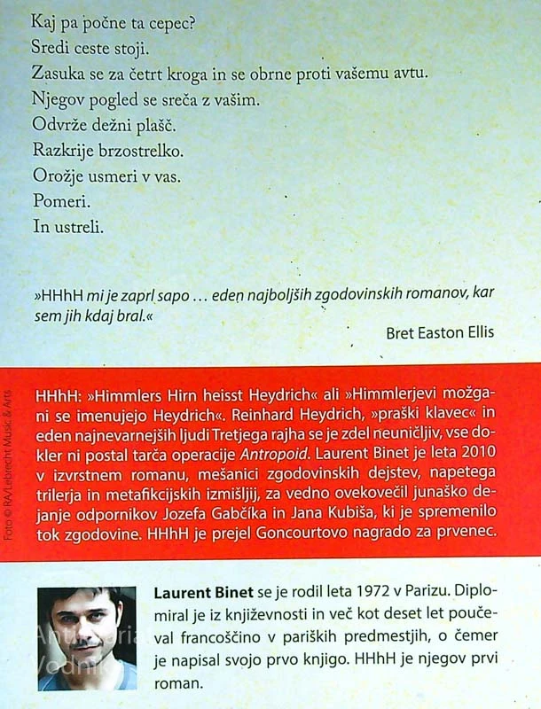 HHhH, Laurent Binet