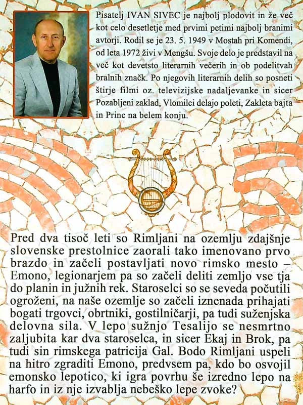 USODNA EMONSKA LEPOTICA; RIMLJANI NA NAŠIH TLEH – II., Ivan Sivec