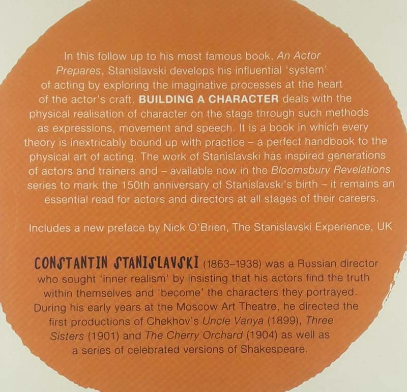 BUILDING A CHARACTER, Constantin Stanislavski