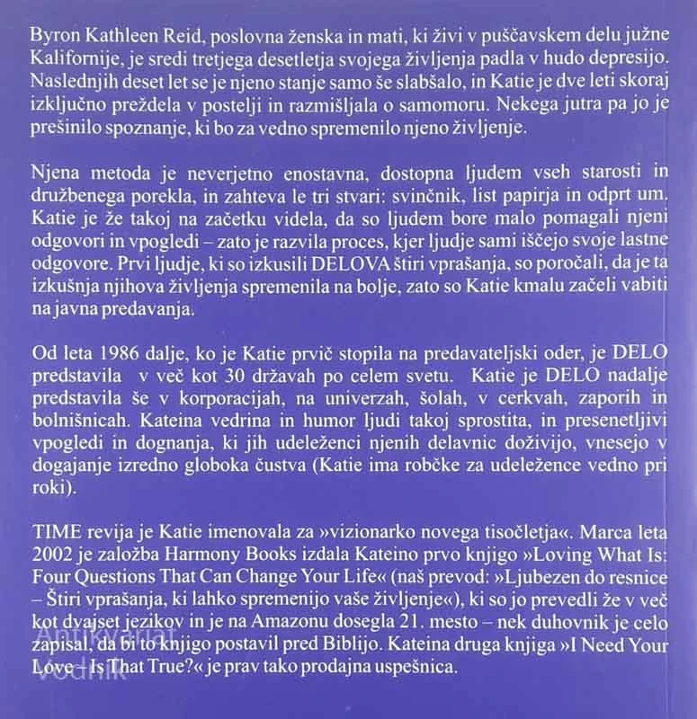 LJUBITI ŽIVLJENJE TAKŠNO KOT JE, Katie Byron