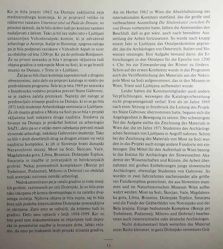 HALŠTATSKE NEKROPOLE DOLENJSKE, Janez Dular
