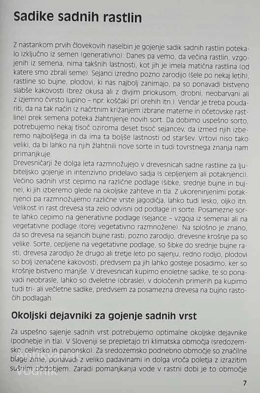 REZ SADNIH RASTLIN, Franci Štampar