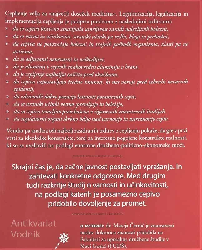 Ideološki konstrukti O CEPLJENJU, Mateja Černič