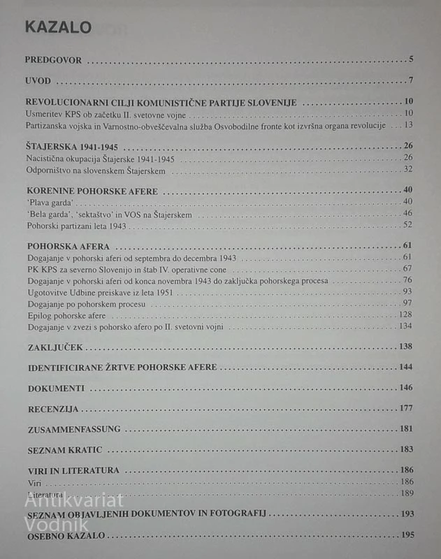 POHORSKA AFERA; KRVAVI IZPADI ŠTAJERSKIH PARTIZANOV MED JESENJO 1943 IN POMLADJO 1944, Jurij Štesl