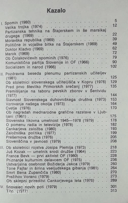 GLASNA PREMIŠLJANJA, Mitja Ribičič