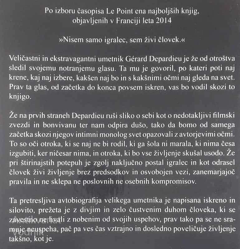 TAKO SE JE ZGODILO, Gerard Depardieu