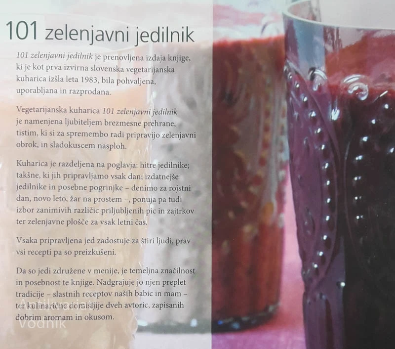 101 ZELENJAVNI JEDILNIK, Miriam Drev in Sonja Tomažič