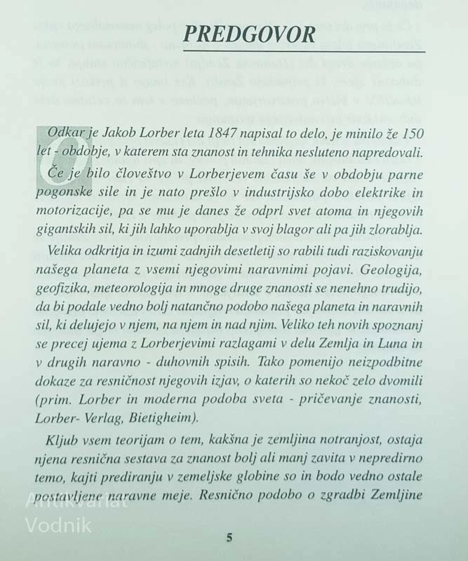 ZEMLJA IN LUNA, Jakob Lorber