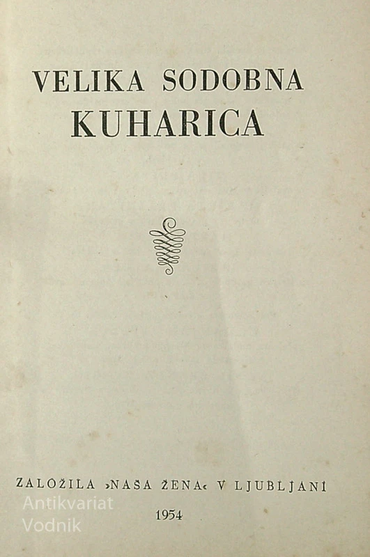 VELIKA SODOBNA KUHARICA