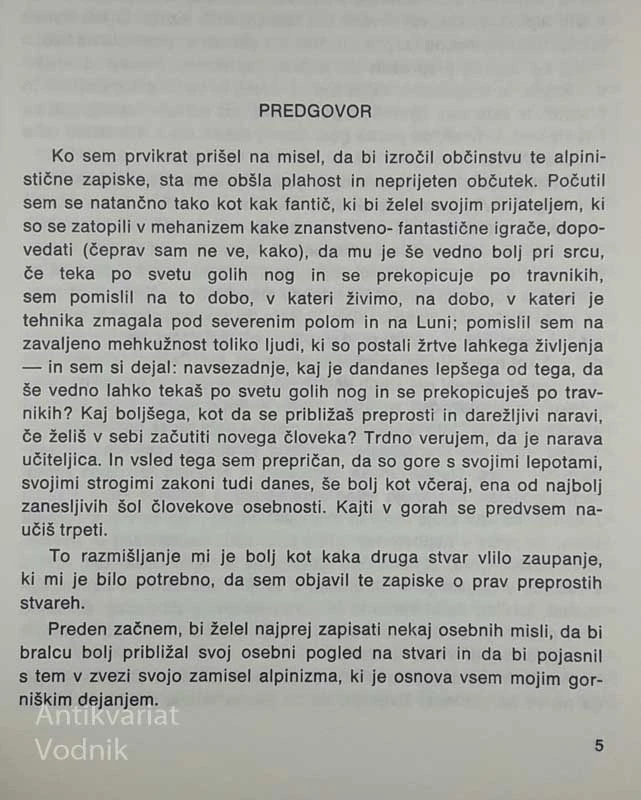 MOJE GORE, Walter Bonatti