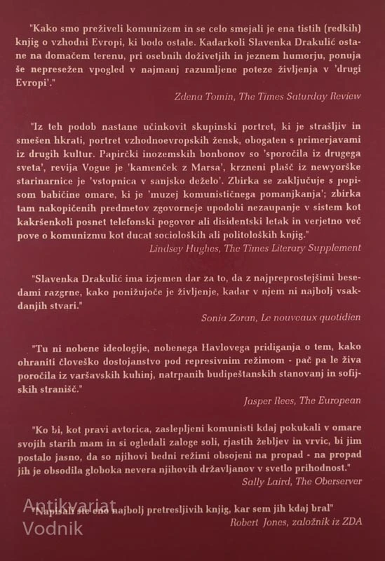 KAKO SMO PREŽIVELI KOMUNIZEM IN SE CELO SMEJALI, Slavenka Drakulić