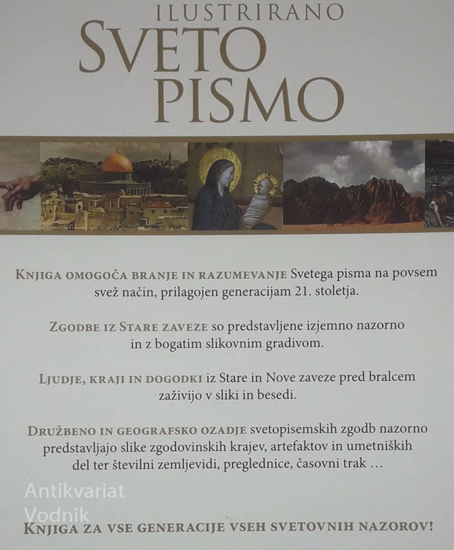 ILUSTRIRANO SVETO PISMO; V PRIPOVEDIH IN Z RAZLAGO