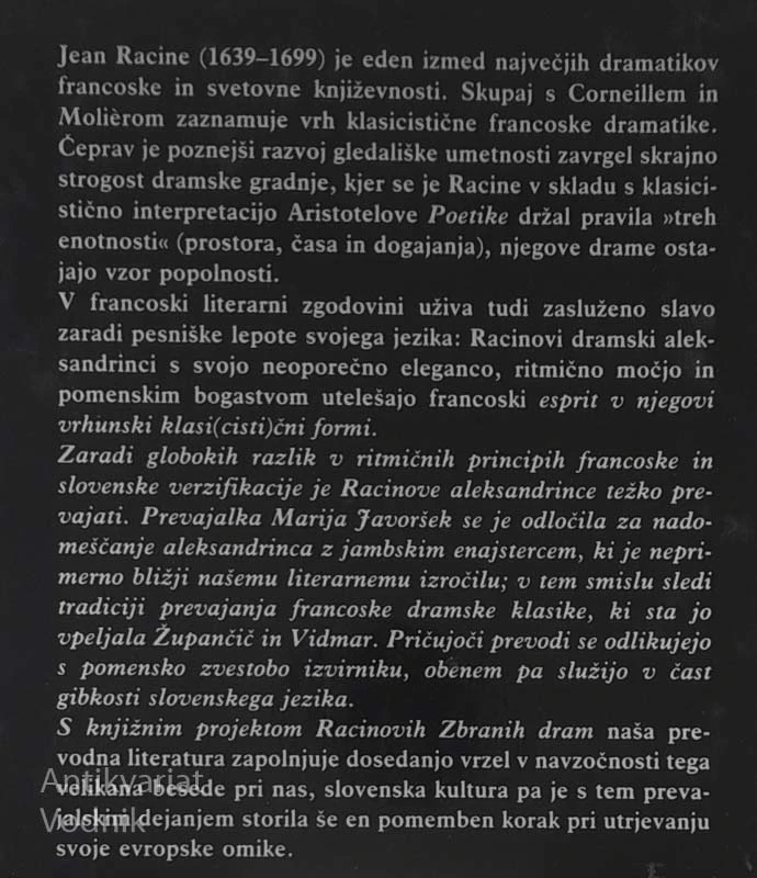 JEAN RACINE ZBRANE DRAME