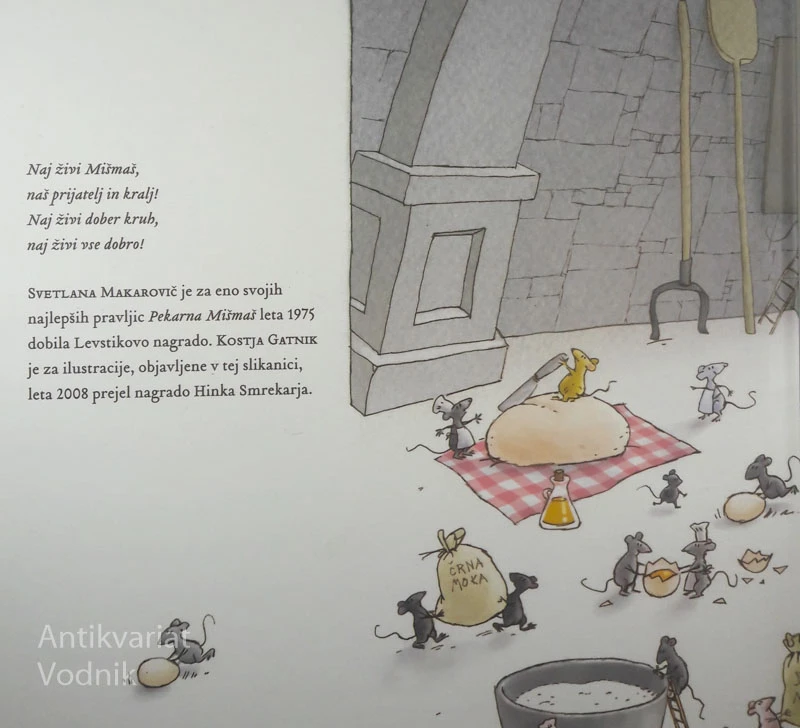 PEKARNA MIŠ MAŠ, Svetlana Makarovič, ilustriral Katja Gatnik