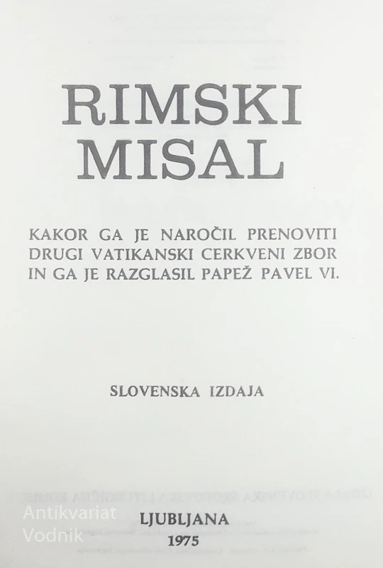 RIMSKI MISAL