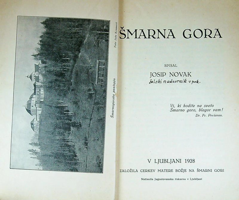 ŠMARNA GORA, Josip Novak