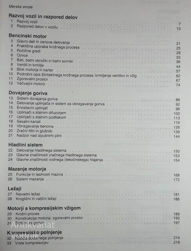 DELOVANJE MOTORNEGA VOZILA, V. A. W. Hillier