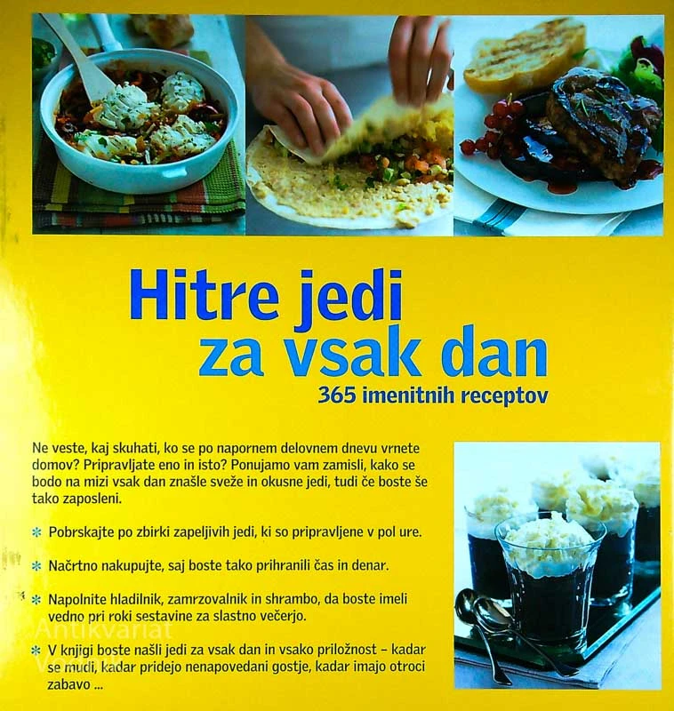 HITRE JEDI ZA VSAK DAN; 365 IMENITNIH RECEPTOV
