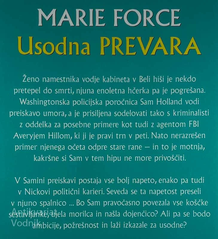 USODNA PREVARA, Maria Force