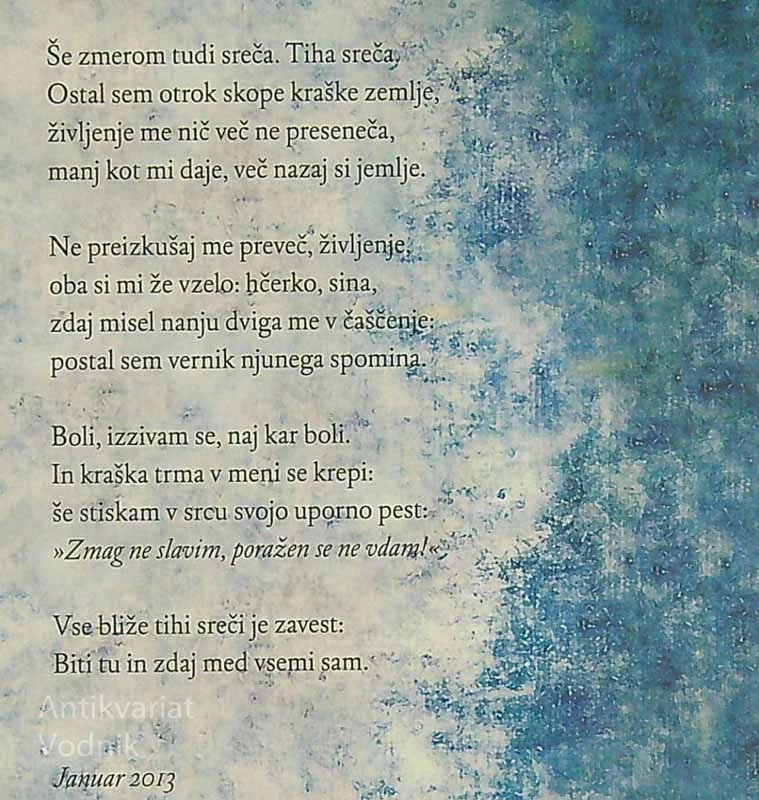 BITI ČLOVEK, Ciril Zlobec