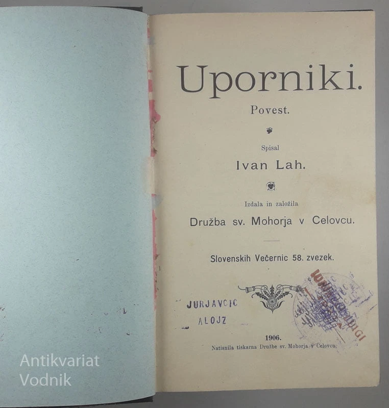 UPORNIKI, Ivan Lah