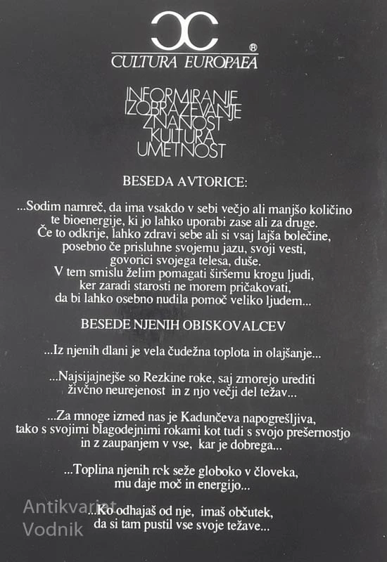 DAR MOJIH ROK, Terezija Kadunc