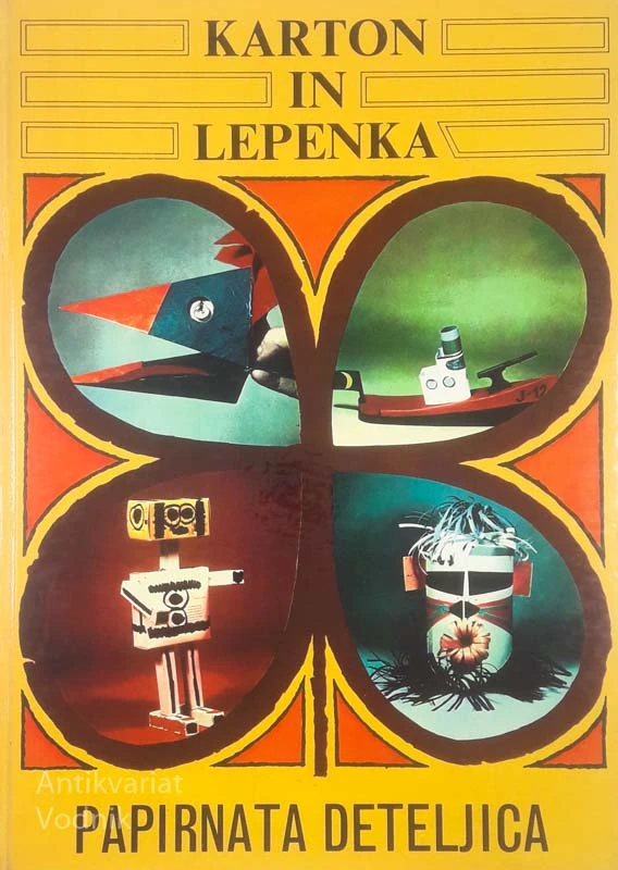 PAPIRNATA DETELJICA; KARTON IN LEPENKA