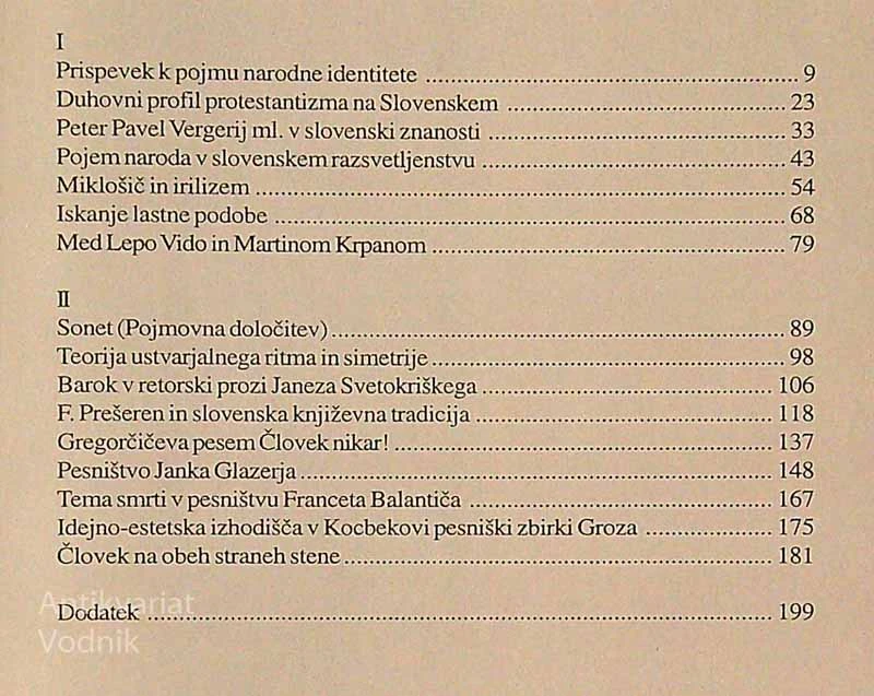 PREVREDNOTENJA, Jože Pogačnik