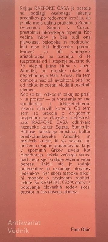 RAZPOKE ČASA, Fani Okič