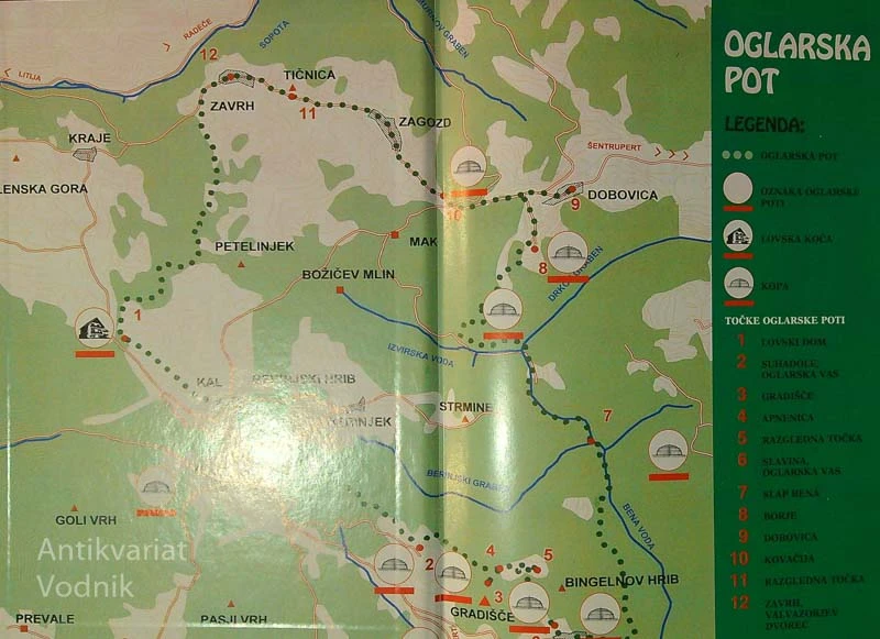 DOLE PRI LITIJI; KRAJ, KJER ŽIVI OGLARSTVO