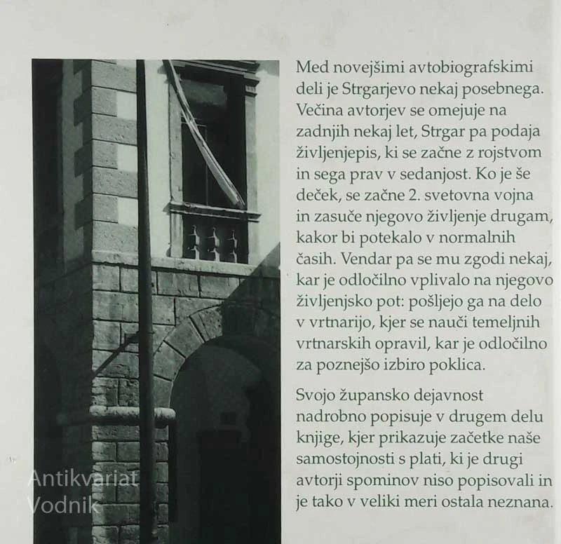 OD VRTNARJA DO ŽUPANA, Jože Strgar