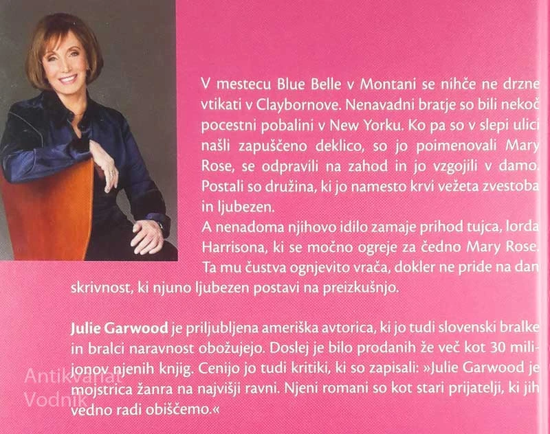 VRTNICA V DIVJINI, Julie Garwood